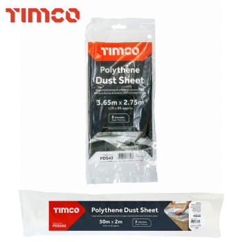 Timco Polythene Dust Sheets