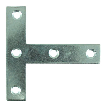 Timco 76 x 76 x 16 Tee Plate - BZP - Pack of 25