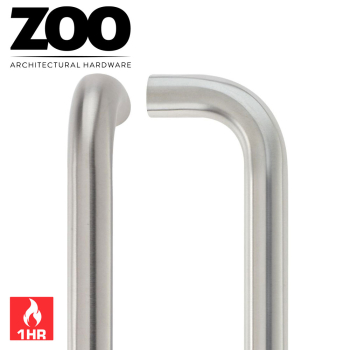 Zoo 22mm D Pull Handle Stainless Seel (300-600mm)