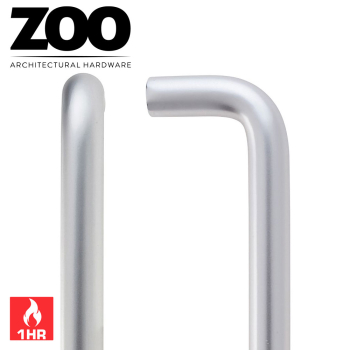Zoo 19mm Aluminium D Pull Handle (150-600mm)