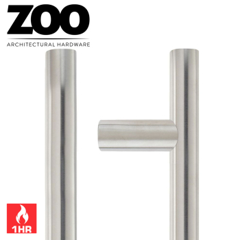 Zoo 30mm Guardsman Stainless Steel Grade 201 Pull Handle (600-1800mm)
