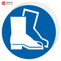 Wear protective footwear - SAV (100mm dia.) (Pack of 10)
