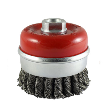 Timco 100mm Threaded Cup Brush-Twist Timco 100mm Threaded Cup Brush-Twist