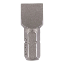 Timco 10.0 x 1.6 x 25 Slotted Driver Bit - S2 Grey - Box of 2