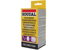 Soudal Cured PU Foam Remover 100ML C/W Brush & Spatula