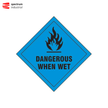 Dangerous When Wet - S AV Diamond (100 x 100mm)