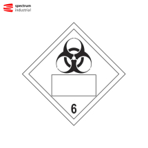 Biohazard 6 Symbol - S AV Placard (250 x 250mm)