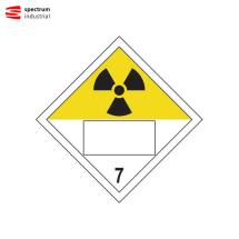 Radioactive 7 Symbol SAV Placard (250 x 250mm)
