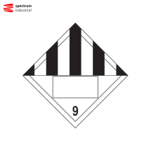Black Striped 9 Symbol SAV Placard (250 x 250mm)