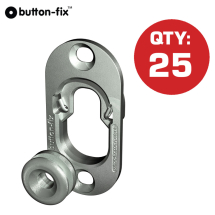 Button-Fix Type 1 - Metal Fix & Zinc Button (Pack of 25)