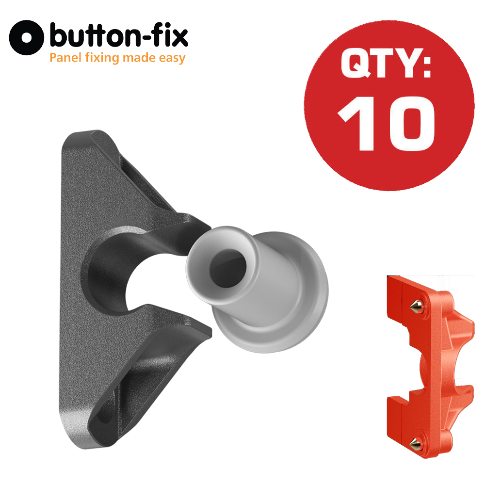 Button-Fix Type 2 Compact Push On With One Markers (10PK)