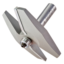 Bearing guided panel cutter