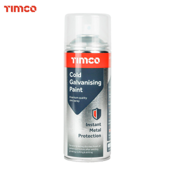 Timco 380ml Cold Galvanised Paint