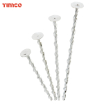 Timco 8.0 x 270 Helical Flat Roof Fixing - BZP - Pack of 25