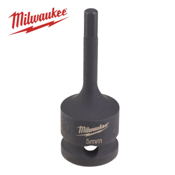 MILWAUKEE 1/2Inch 5mm Hexagon Impact Socket MILWAUKEE 1/2Inch 5mm Hexagon Impact Socket