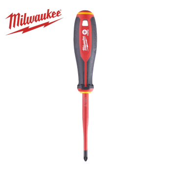 Milwaukee Tri-Lobe VDE Screwdriver PZ2 X100 Milwaukee Tri-Lobe VDE Screwdriver PZ2 X100