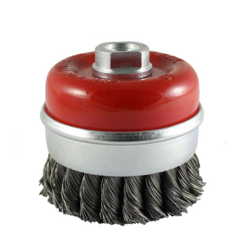 Timco 80mm Threaded Cup Brush-Twist