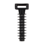 Timco 8.0 x 40 Cable Tie Plug - Black - Pack of 100