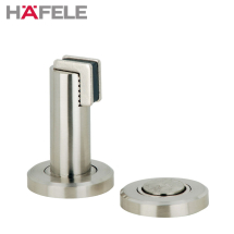 Hafele Magnetic Door Holder 75mm Wall/Floor Mount SS Effect Hafele Magnetic Door Holder 75mm Wall/Floor Mount SS Effect