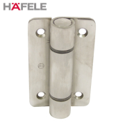 Hafele Heavy Duty Cubicle Hinges For 12-13mm Boards (Un-Sprung) (Satin Frosted)