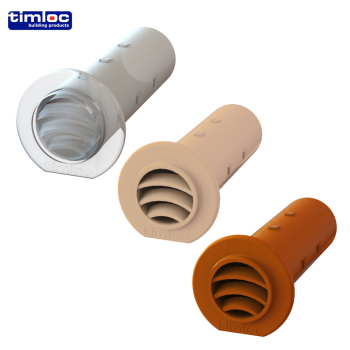 Timloc 80mm Drill Vents Packs Of 50