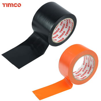 Timco High Strength PVC Builder's Tapes 33m x 75mm Timco High Strength PVC Builder's Tapes 33m x 75mm