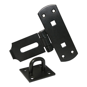 Heavy Vertical Bolt On Hasp & Staple