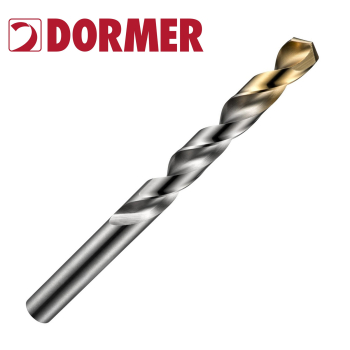 Dormer A002 TiN Tip Coated Jobber Drills (Packs)