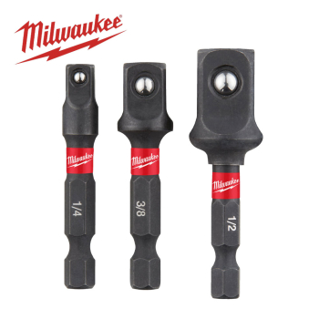 Milwaukee SHOCKWAVE Impact Duty Socket Adaptors Milwaukee SHOCKWAVE Impact Duty Socket Adaptors