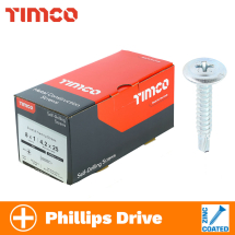 Timco Wafer Head Self Drilling Screws (4.2x13mm-4.2x25mm)