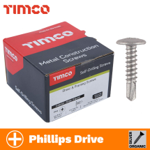 Timco Low Profile Head Self Drilling Screws (4.8x22mm)