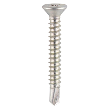 Countersunk Head, Self-Tapping Thread, Self-Drilling Point (4.8 Gauge)