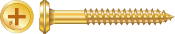 MJS Mechanical Jointing Screw - Carbon Steel Yellow