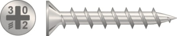 CFG - Countersunk Screw - Stainless Steel
