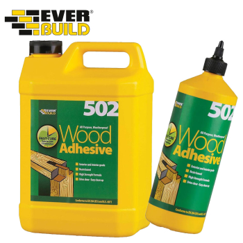 Everbuild 502 All Purpose D3 Weatherproof Wood Adhesive PVA Everbuild 502 All Purpose D3 Weatherproof Wood Adhesive PVA