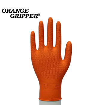 Orange Gripper Tyre Tread Disposable Gloves (UK8-UK10) Orange Gripper Tyre Tread Disposable Gloves (UK8-UK10)