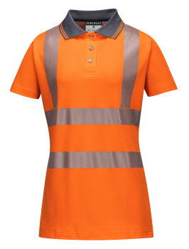 Portwest LW72 Women's Pro Polo Shirt (Yellow & Orange)