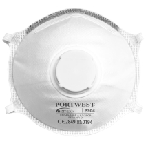 Portwest - P304 FFP3 Valved Dolomite Light Cup Respirator
