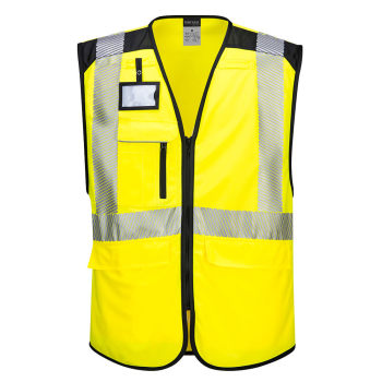 Portwest PW309 - PW3 Hi-Vis Executive Vest (Yellow)