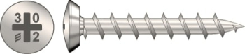 LFG - Shallow Pan Head Screw - Stainless Steel LFG - Shallow Pan Head Screw - Stainless Steel
