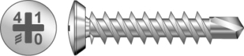 SFR - Shallow Pan Head Screw - Martensitic Stainless Steel