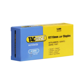 Tacwise 97 Narrow Crown Staples - Galvanised - Pack of 5000 Tacwise 97 Narrow Crown Staples - Galvanised - Pack of 5000