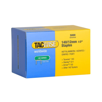 Tacwise 140 Series Staples - Galvanised - Pack of 2000 Tacwise 140 Series Staples - Galvanised - Pack of 2000