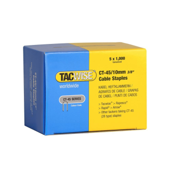 Tacwise CT-45 Cable Staples - Galvanised - Pack of 1000