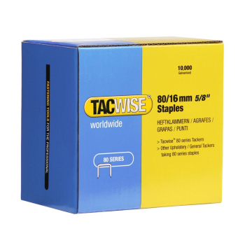 Tacwise 80 Series Staples - Galvanised - Pack of 10,000 Tacwise 80 Series Staples - Galvanised - Pack of 10,000