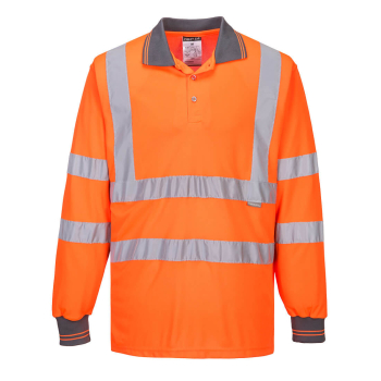 Portwest - S277 Hi-Vis Long Sleeved Polo