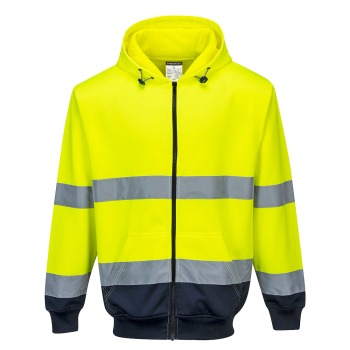 Portwest - B317 Two-Tone Zip Front Hoodie Portwest - B317 Two-Tone Zip Front Hoodie