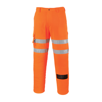 Portwest - RT46 Rail Combat Trousers - Orange Portwest - RT46 Rail Combat Trousers - Orange