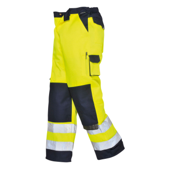 Portwest - TX51 Lyon Hi-Vis Trousers - Yellow/Navy Portwest - TX51 Lyon Hi-Vis Trousers - Yellow/Navy