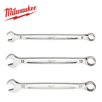 Milwaukee Max Bite Combination Spanners (6-22mm) Milwaukee Max Bite Combination Spanners (6-22mm)